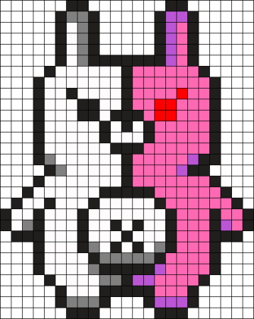 Данганронпа Монами пиксельная