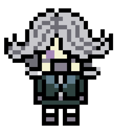 Персонажи Данганронпы в пикселях