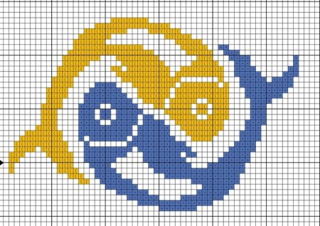 Рыбка из пикселей