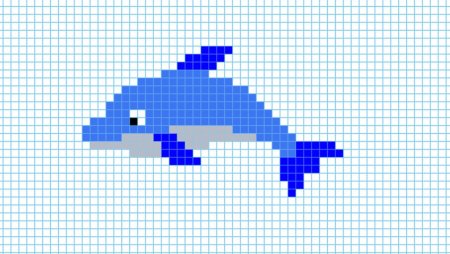 Графический диктант рыбка