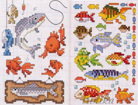 Рыба в клеточку