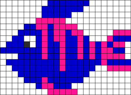 Дельфин вышивка крестиком