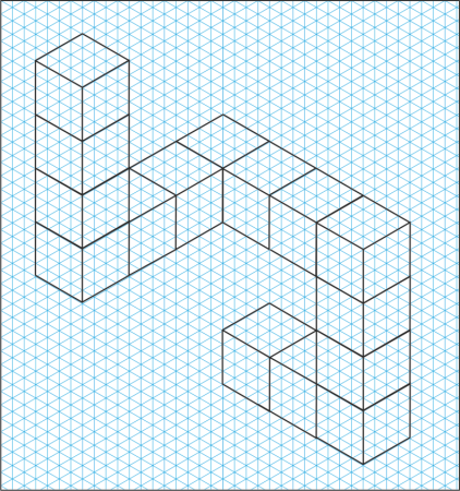 Изометрическая сетка для рисования