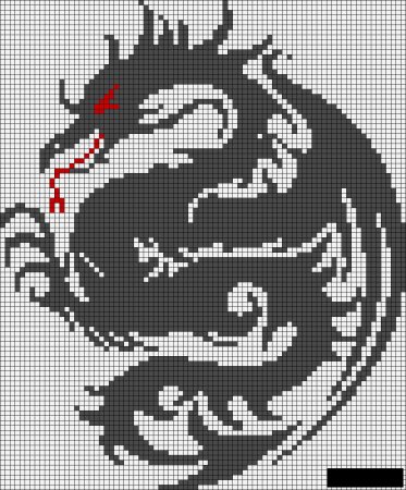 Рисунки по клеточкам сложные