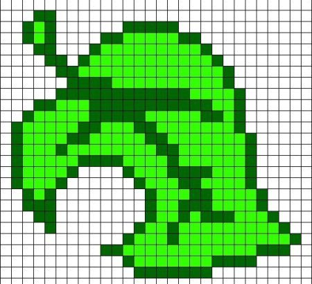 Природа по клеточкам в тетради