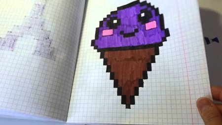 Рисунки по клеточкам лёгкие