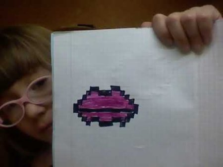 Губы по клеточкам маленькие