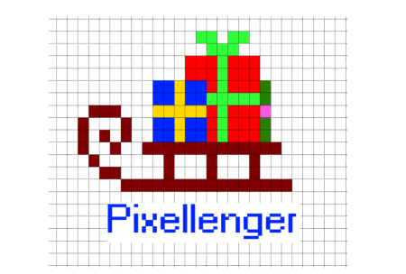 Рисунки по клеточкам на новый год