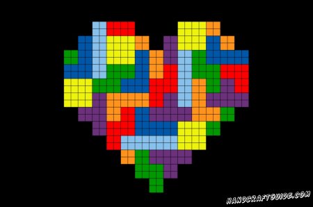 Рисунки по клеточкам большие