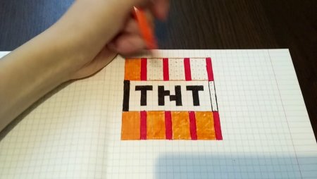 Рисунки по клеточкам ТНТ