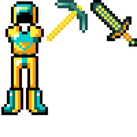 Рисование по клеточкам оружие и броня