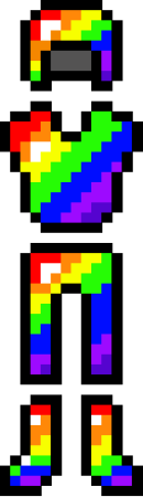 Радужные предметы в МАЙНКРАФТЕ