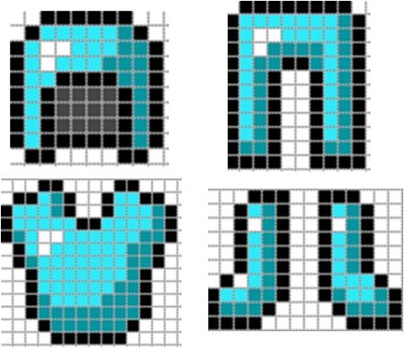 Алмазный нагрудник в клетку