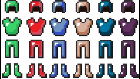 Вся броня из МАЙНКРАФТА