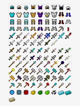 Предметы из МАЙНКРАФТА