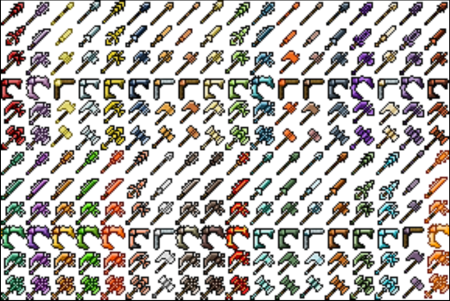 Оружие из МАЙНКРАФТА И из модов