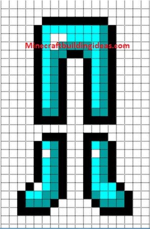 Алмазные штаны по клеточкам