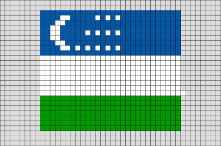 Лего флаг из ткани