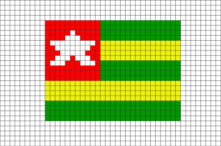 Флажок по клеточкам