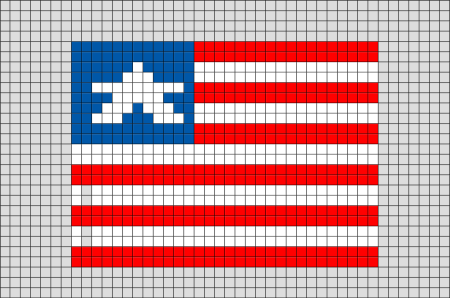 Флаг пиксель арт