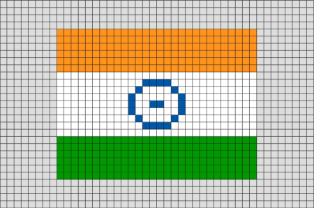 Схемы для бисера флаг