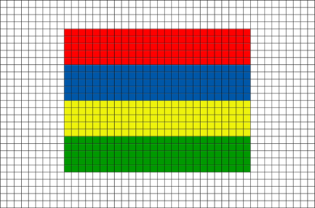 Флаги по клеточкам