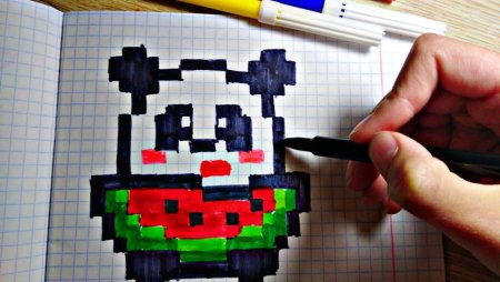 Рисунки по клеточкам youtube