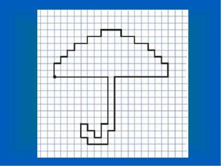 Графический диктант по клеточкам для дошкольников 6-7 лет простые