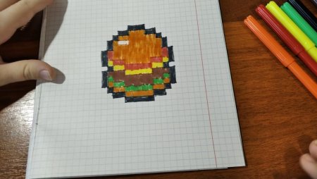 Рисунки по клеточкам майнкрафт