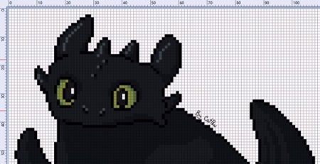 Рисование по клеткам Беззубик