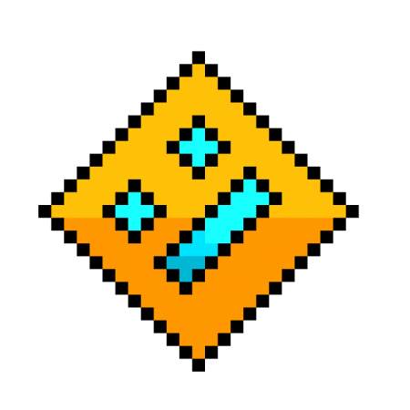 Geometry Dash пиксель арт