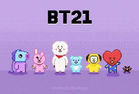 RJ bt21 пиксельный