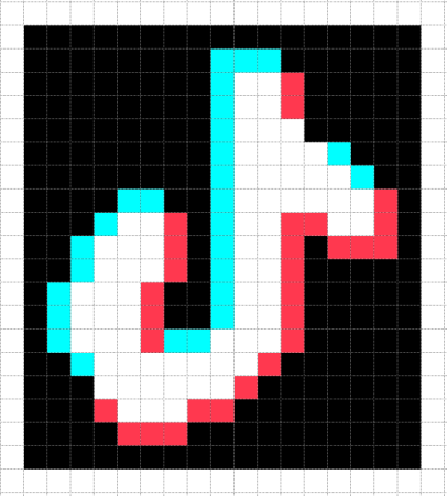 My little Pony Pixel Art Rainbow