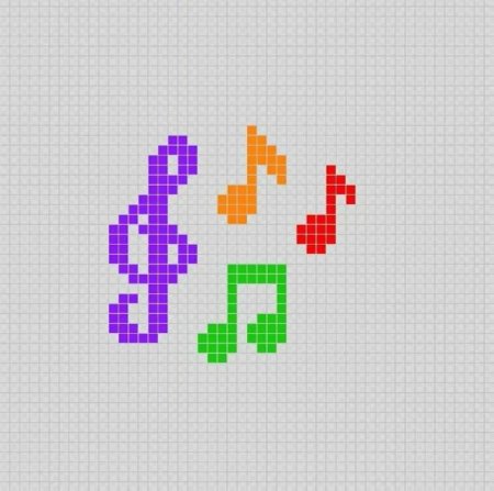 Рисунки по пикселям маленькие