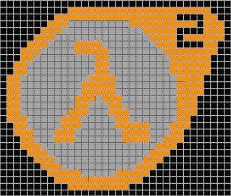 Эмблемы по клеточкам