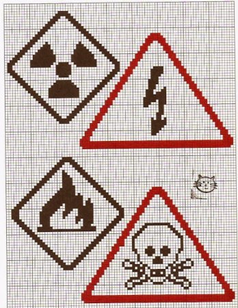 Значки вышивка крестом