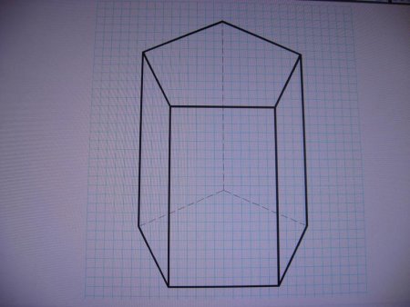 Правильная 5 угольная Призма