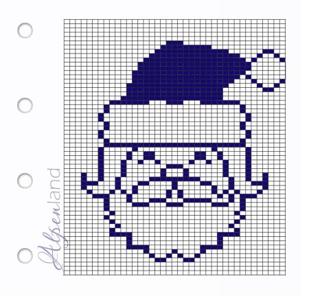 Схемки для вышивки по петлям