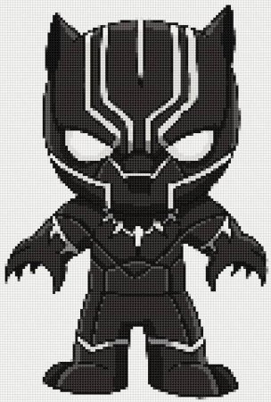 Чёрная пантера Марвел Chibi