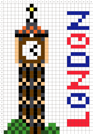 Скин Евгена бро по клеточкам