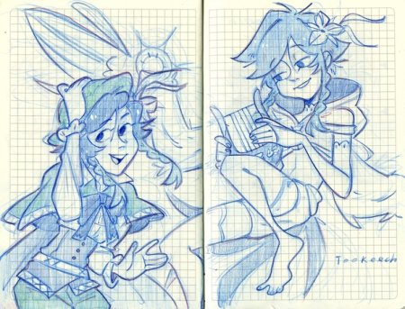 Венти ветерок Геншин Импакт