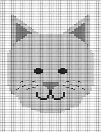 Вышивка мордочки