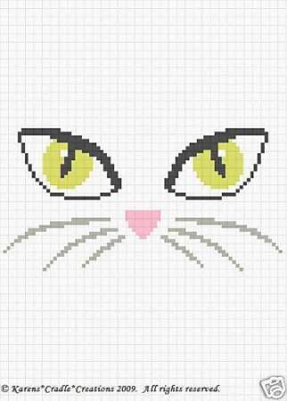 Вышивка мордочки