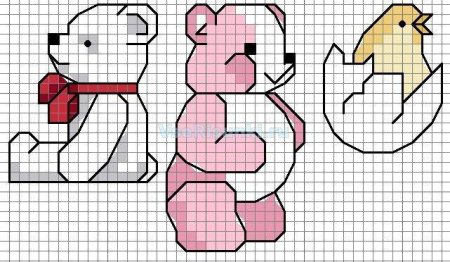 Рисунки в тетради в клетку