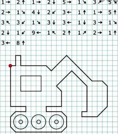Задания по клеточкам для дошкольников по математике