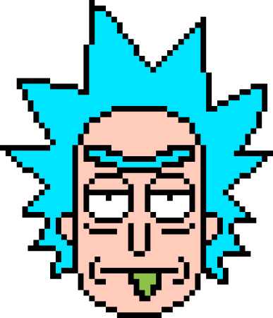 Рик и Морти Pixel Art