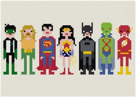 Perler Beads схемы человек паук