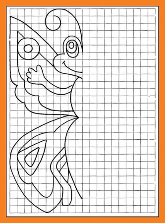 Симметричные рисунки карандашом