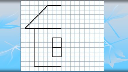 Графический диктант зеркальный для дошкольников 6-7 лет