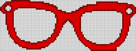 Рисунки по клетки! Очкам